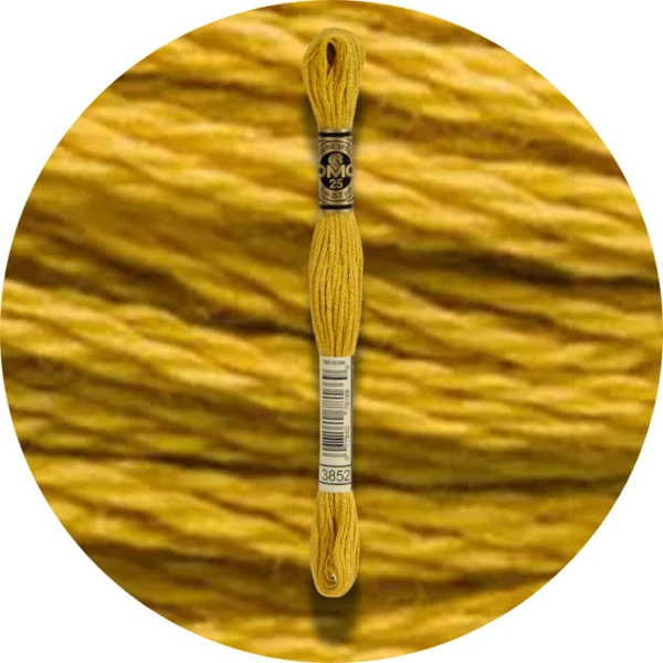 DMC Mouliné Spécial 25 Broderigarn, Ensfarvet, Røde/Gule/Orange nuancer